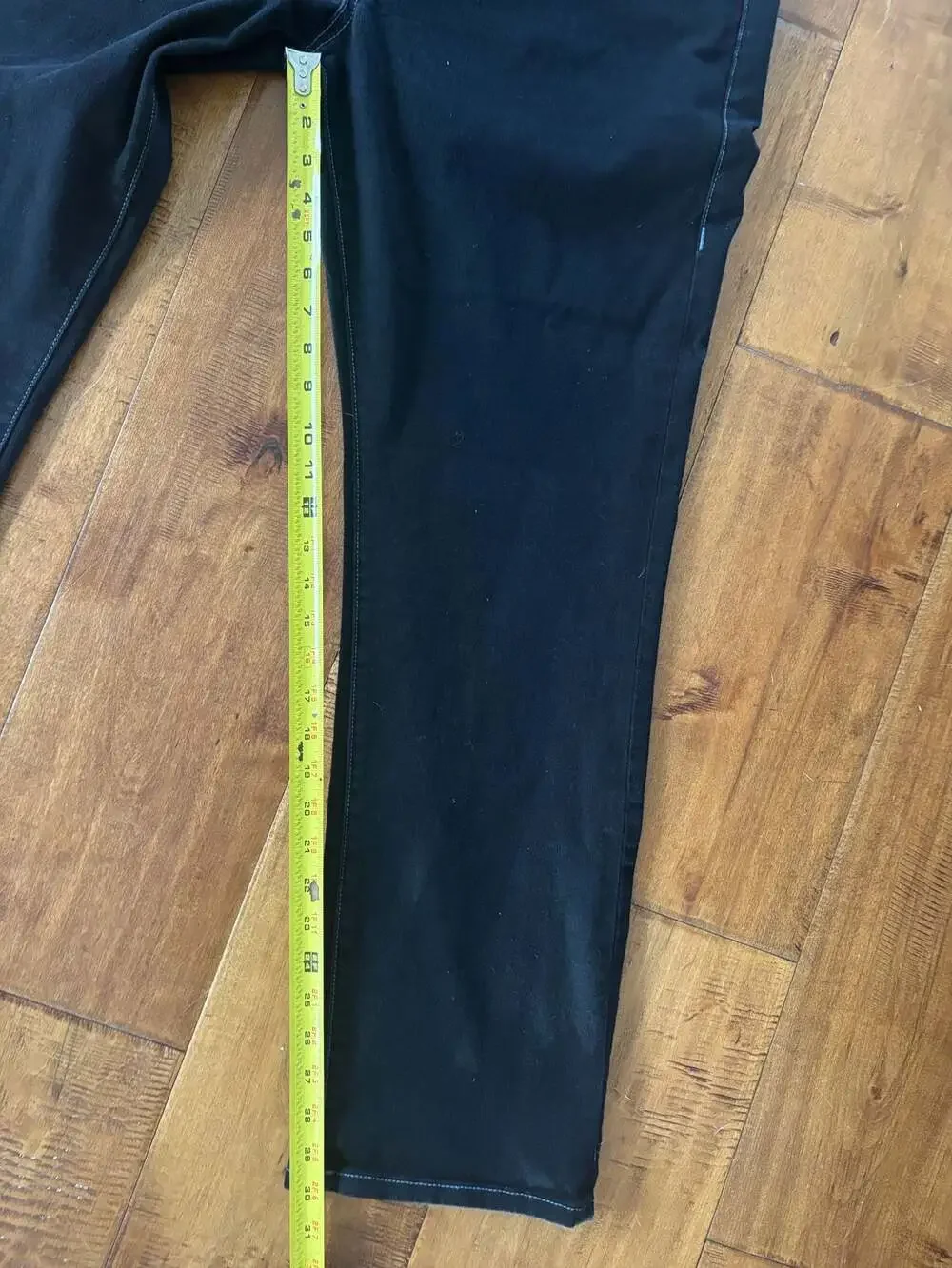 True Religion Ricky Relaxed Straight Men's Black Jeans, Size 36